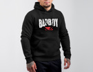 BAD BOY no fear HOODIE - black